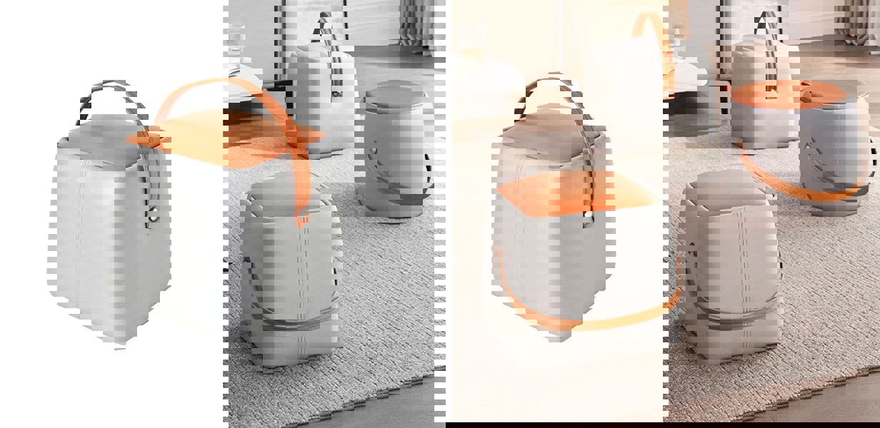 Tabitha Mini Saddle Footstool-Rit Concept-Rit Concept