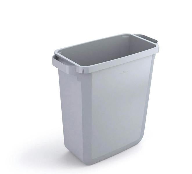 Durable 60L Waste Bin Grey | Rectangular Recycling Bin | Food Bin | DURABIN
