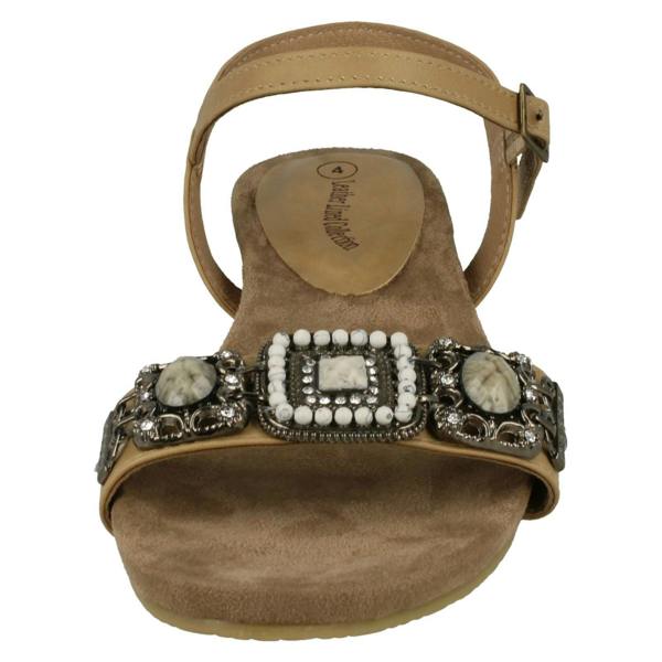 Leather Collection Ladies Leather Collection Flat Mule Sandals