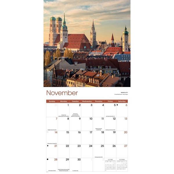 Europe Germany Calendar 2027, Wall Calendars, Month To View, Travel, Gift