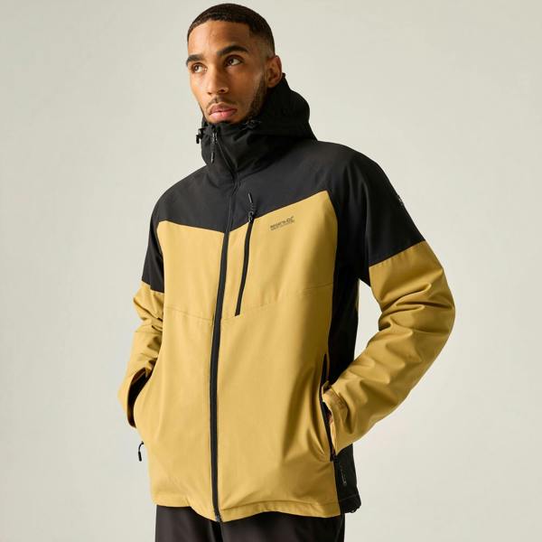 Regatta Mens Wentwood 3 in 1 Jacket - Wood Brown/Black - 