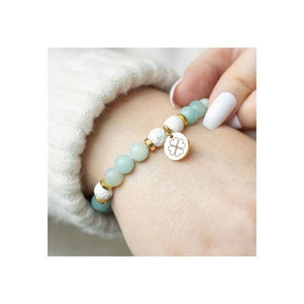 Serano Abundance Amazonite Crystal Essential Oil Bracelet