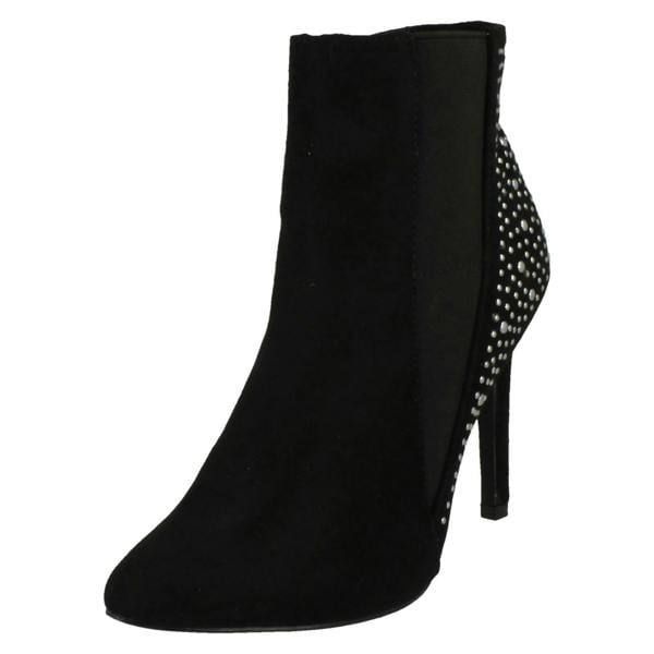 Anne Michelle Ladies Anne Michelle Slim Heel Ankle Boots