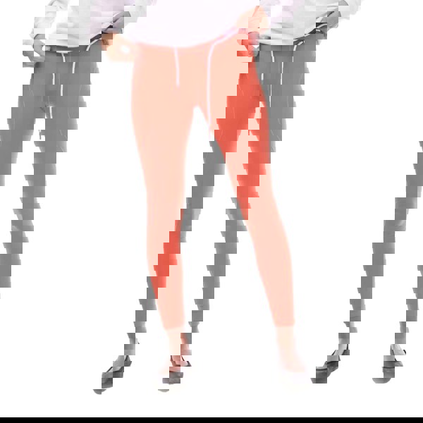 Off White Womens ATHL Logo Leggings - Coral