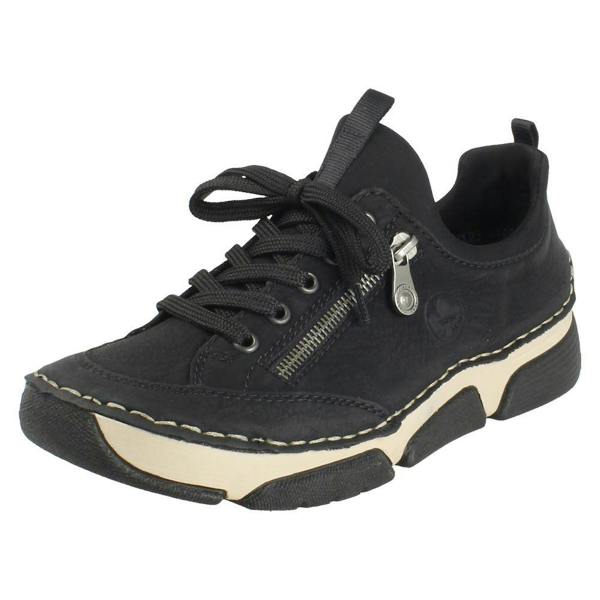 Rieker Ladies Sneakers By Rieker Lace Up Shoes 45973