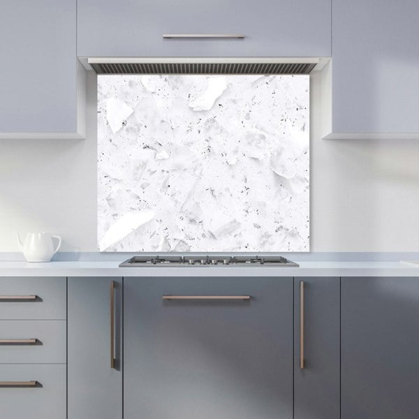 Warren Reed - Designer Ice White Quartz Effect Kitchen Splashback