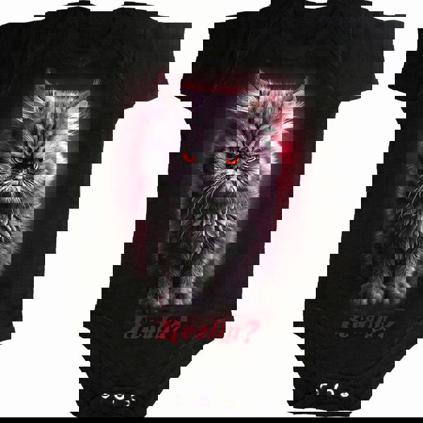 ANGER MANAGEMENT - Baby Sleepsuit Black