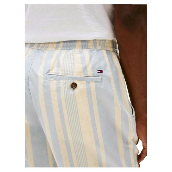 Tommy Hilfiger Mens Striped Shorts - Breezy Blue - 