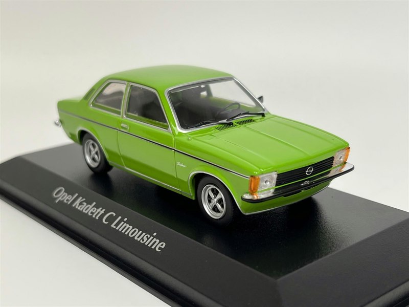 Maxichamps Opel Kadett C Limousine 1978 Green 1:43 Scale Maxichamps 940048101