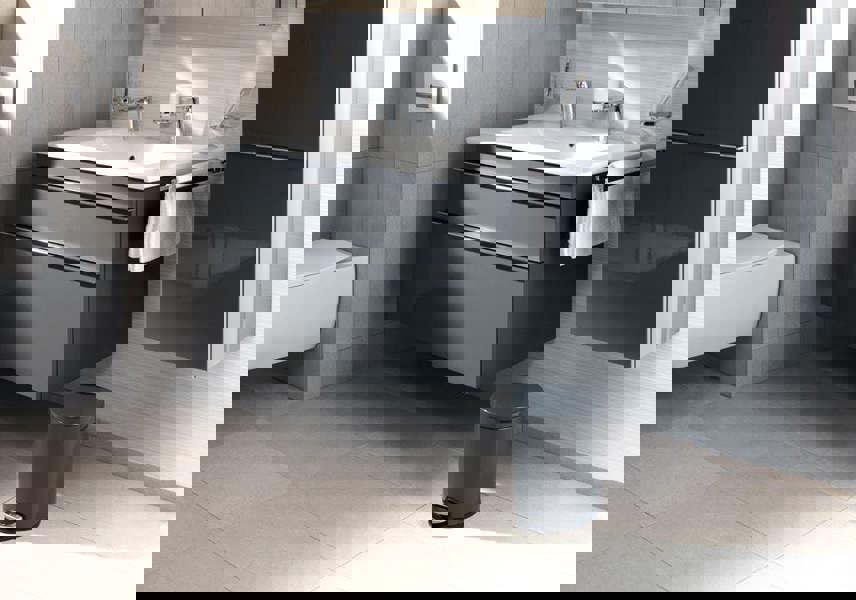 Durable Steel Pedal Bin 5L | Soft-Close Round Waste Bin | Charcoal Grey