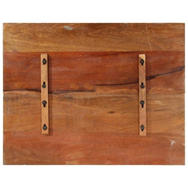 Berkfield Rectangular Table Top 70x90 cm 25-27 mm Solid Reclaimed Wood