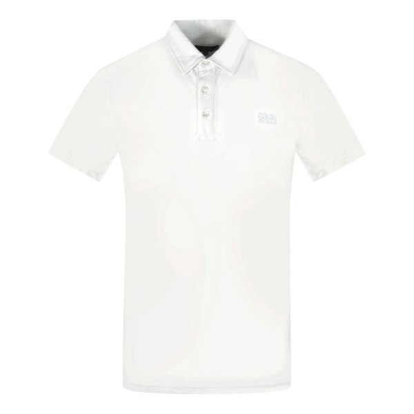 Cavalli Class Brand Logo Polo Shirt - White