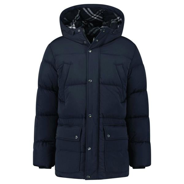 Burberry Technical Nylon Puffer Coat Navy - chancefashionco