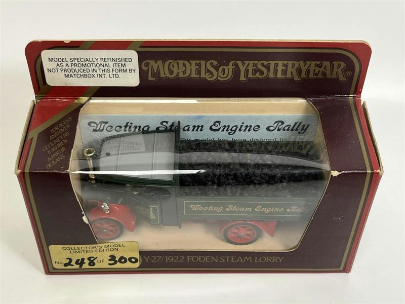a toy truck in a box