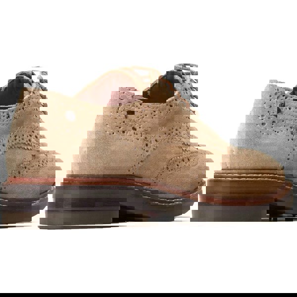 Base London Hatfield Leather Men's Sand Brogues Shoes