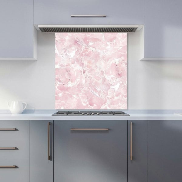 Warren Reed - Designer Polished Pink Quartz Effect Kitchen Splashback