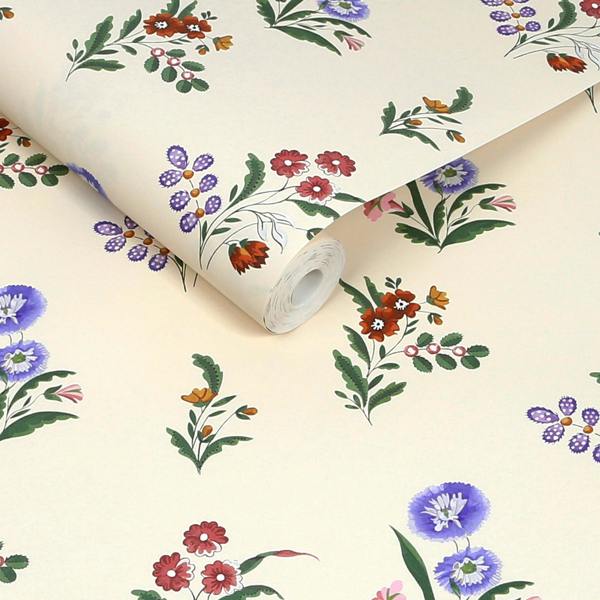 Cath Kidston Flutter Bunches Multi Wallpaper