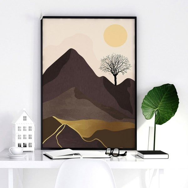 Scandi decor for office | set of 3 wall art prints