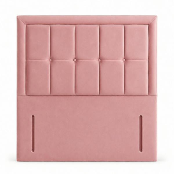Great British Beds Romford Headboard - Pink Plush