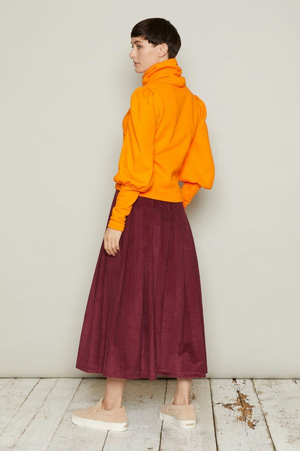 Bo Carter Dagfari Skirt - Burgundy