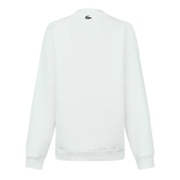 Lacoste Womens/Ladies Crew Neck Regular Long-Sleeved Sweatshirt - White - 