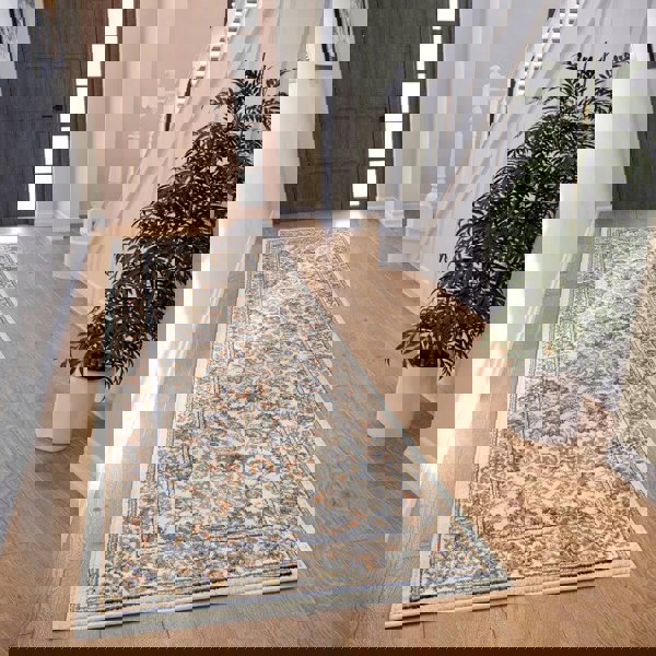 Oriental Short Pile Rug Reni Luxor Vintage Design