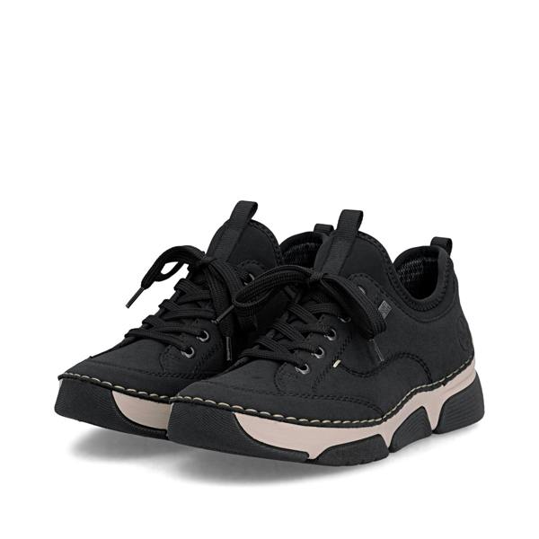 Rieker 45976 Casual Trainers   in  Black