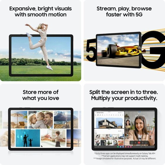 Samsung Galaxy Tab A9+ 64GB LTE Grey Tablet