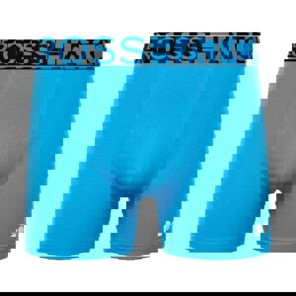 Crosshatch Mens Dumas Boxer Shorts (Pack of 3) - Malibu Blue - 