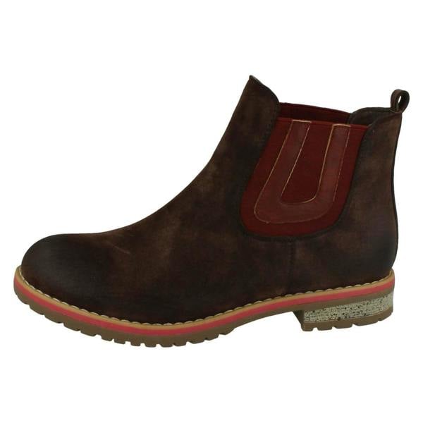Down to Earth Ladies Down To Earth Flat Chelsea Ankle Boots