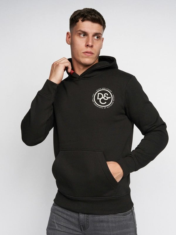 Duck and Cover Macksony Hoodie - Black