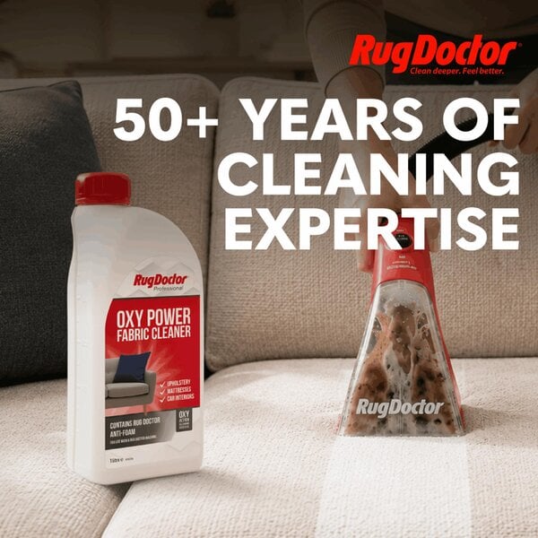 Rug Doctor Oxy Power Fabric Cleaner with Anti Foam, 1 Litre