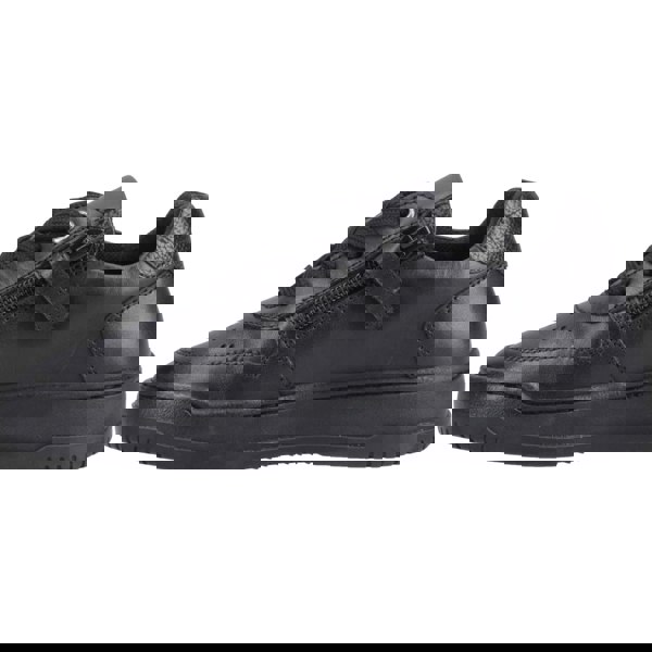 Hush Puppies Dougie Leather Boys's Black Trainers