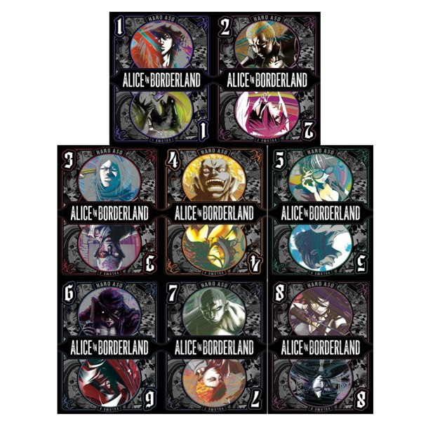 VIZ Media Alice in Borderland 9 Books Collection Set (Volumes 1-9) by Haro Aso