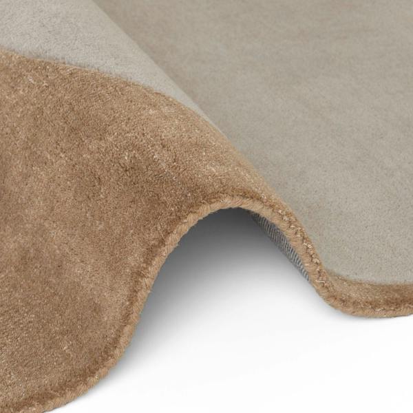 Ted Baker wool Cream beige rug, geometric design, ultra soft pile, hand-woven, durable material.