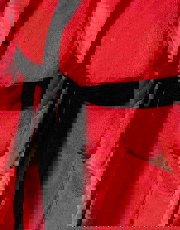 Star Trek Mens Red Hooded Bathrobe