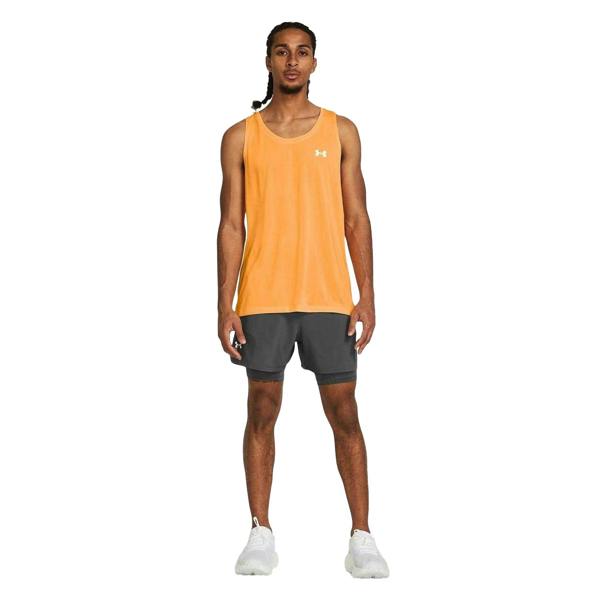 Under Armour Mens Launch Running Shorts - Pitch Grey - 