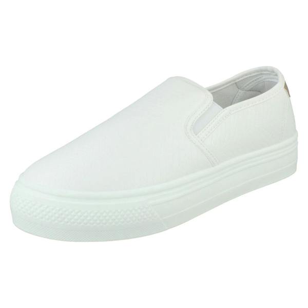 Spot On Ladies Spot On Casual Platform Shoes