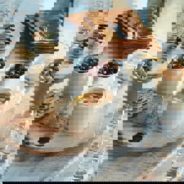 LSA Palette 6-Piece Shot Glass Set with Ash Wood Serving Tray