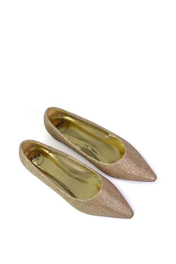 XY LONDON Pointed Toe Wedding Shoes Low Heel Bridal Heels