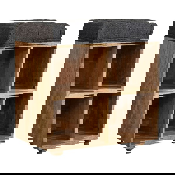 Artisan Furniture Mini Black Shoe Storage Footstool