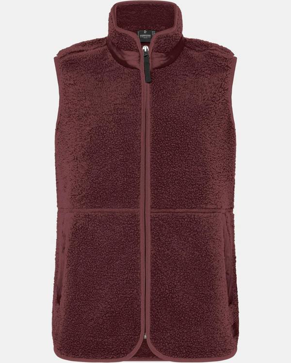 Didriksons Womens Siv Fleece Gilet - Old rust 147 | CHO | Designer Womens Fleece Gilets