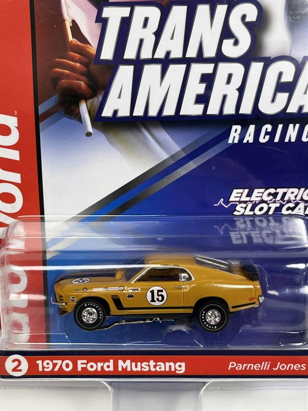 Auto World Slot Cars 1970 Ford Mustang P Jones Thunderjet Ultra G HO Slot Car SC357-2