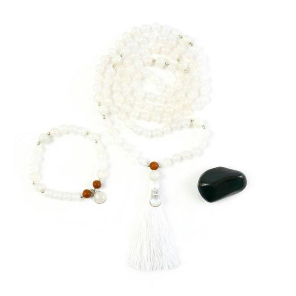 Kati Kaia Selene Mala Moonstone Jewellery Set
