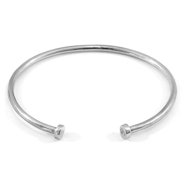 Anchor & Crew Ditton Round Midi Wayfarer Silver Bangle