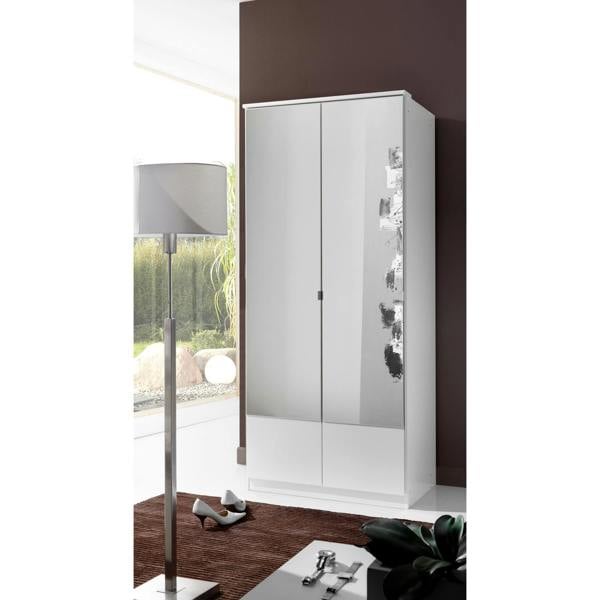 Imago  White 2 Door Wardrobe