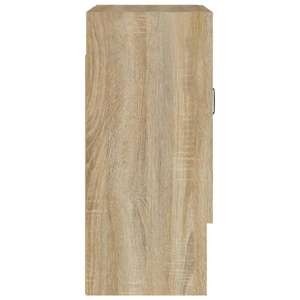 Berkfield Wall Cabinet Sonoma Oak 60x31x70 cm Engineered Wood