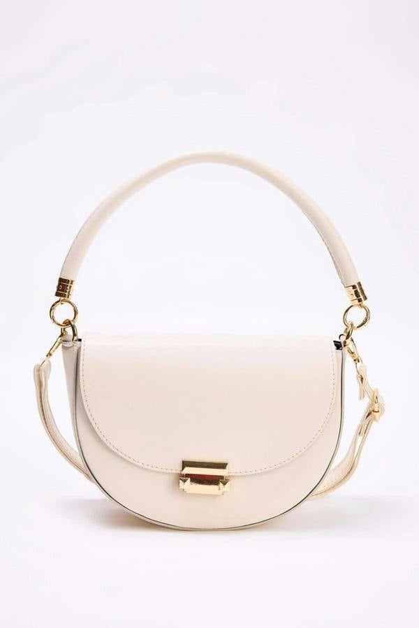 WOVCOR Women's Mini City Shoulder Bag with Metal Buckle Detail