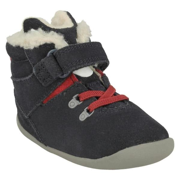 Clarks Childrens Clarks Fox Detailed Ankle Boots Roamer Snug T