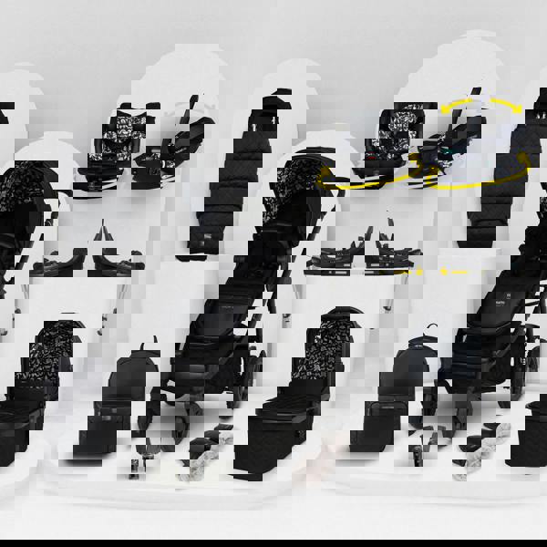 Cosatto Wow 3 All Stage Family Rotate & Recline 2 Base Bundle Silhouette